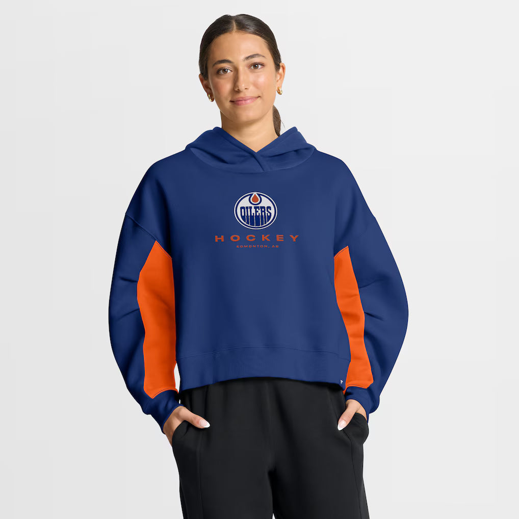 Fanatics Women's Edmonton Oilers Back Check Boxy Hoodie
