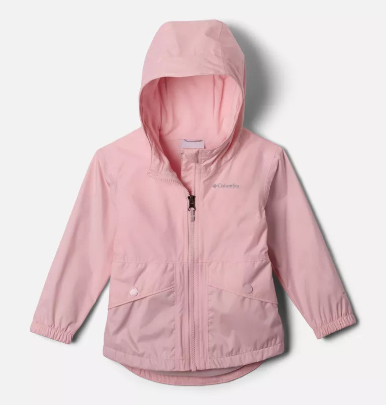 Columbia Girls' Toddler Rainy Trails II Fleece Lined Rain Jacket