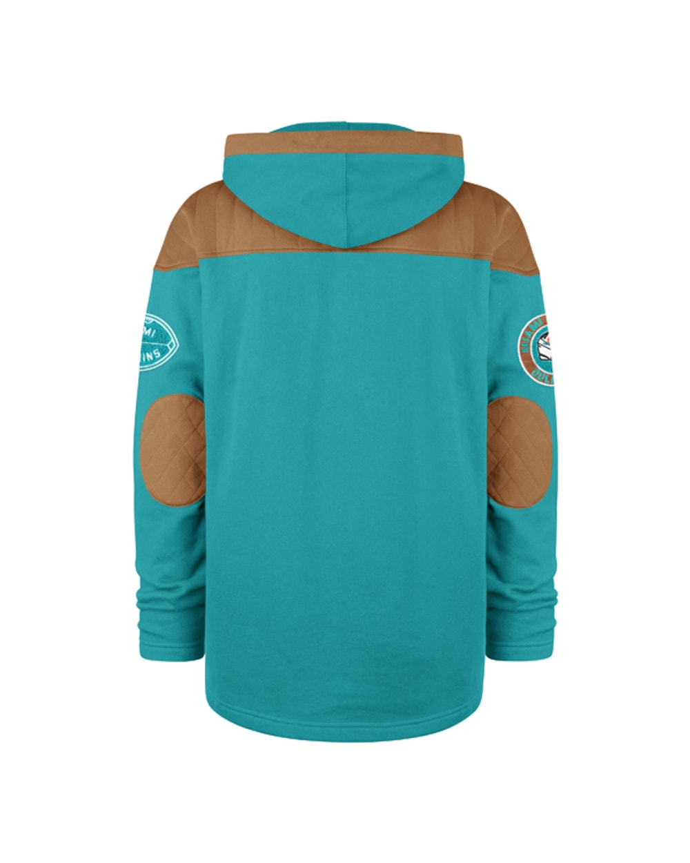 47 Brand Miami Dolphins Golden Age Wingback Lacer Hoodie
