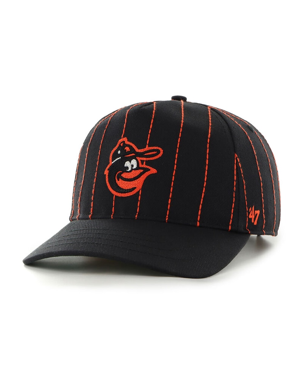 '47 Brand Baltimore Orioles Rawlings Pinstripe Hitch Hat