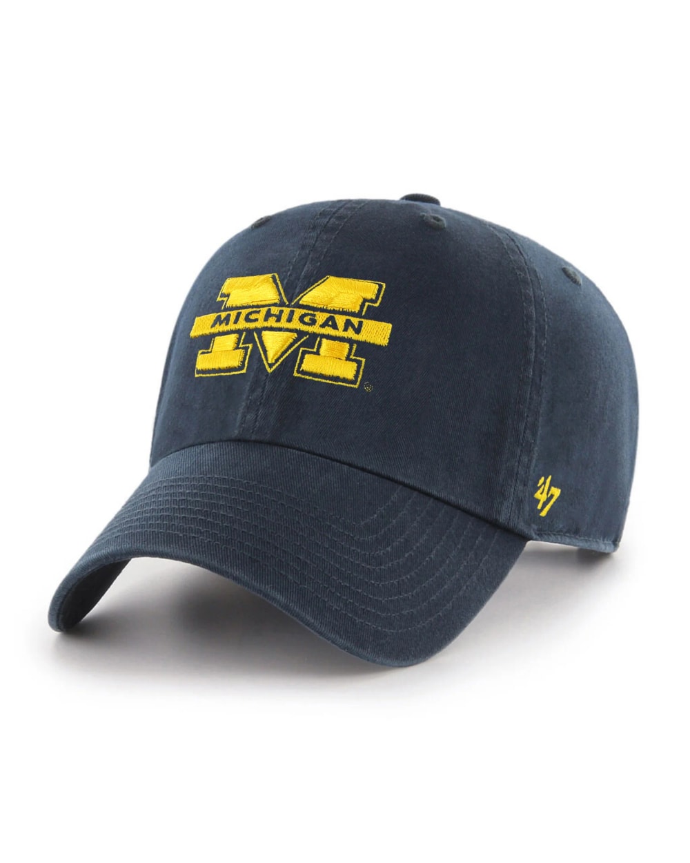 '47 Brand Clean Up Hat- Michigan Wolverines