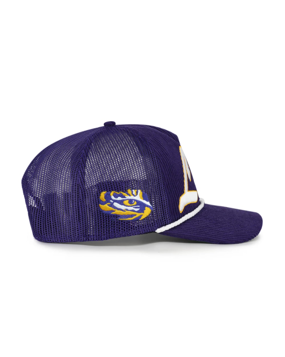 '47 Brand Double Header Mesh Hitch RF Relaxed Fit- Louisiana State Tigers LSU