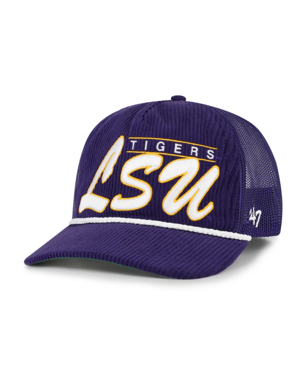 '47 Brand Double Header Mesh Hitch RF Relaxed Fit- Louisiana State Tigers LSU