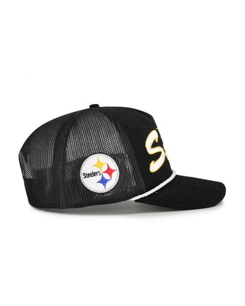 '47 Brand Double Header Mesh Relaxed Fit Hat- Pittsburgh Steelers