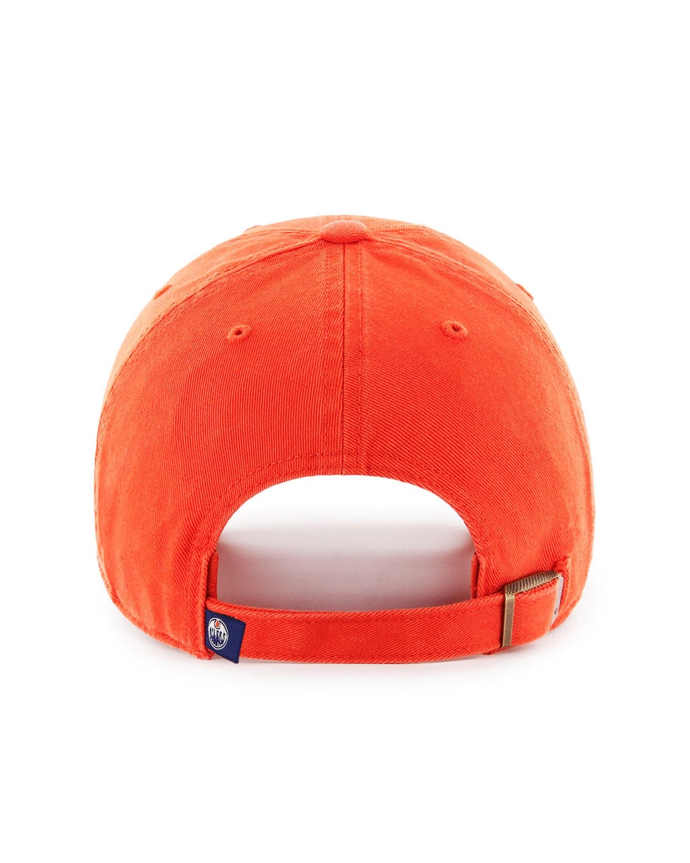 '47 Brand Edmonton Oilers Alternate Logo Clean Up Adjustable Hat — back