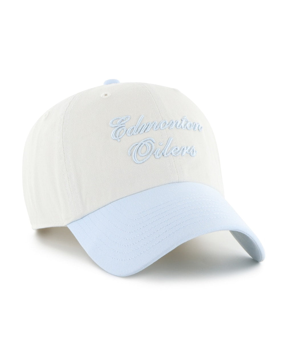 '47 Brand Women's Edmonton Oilers Gelato TT Clean Up Hat — three-quarter view