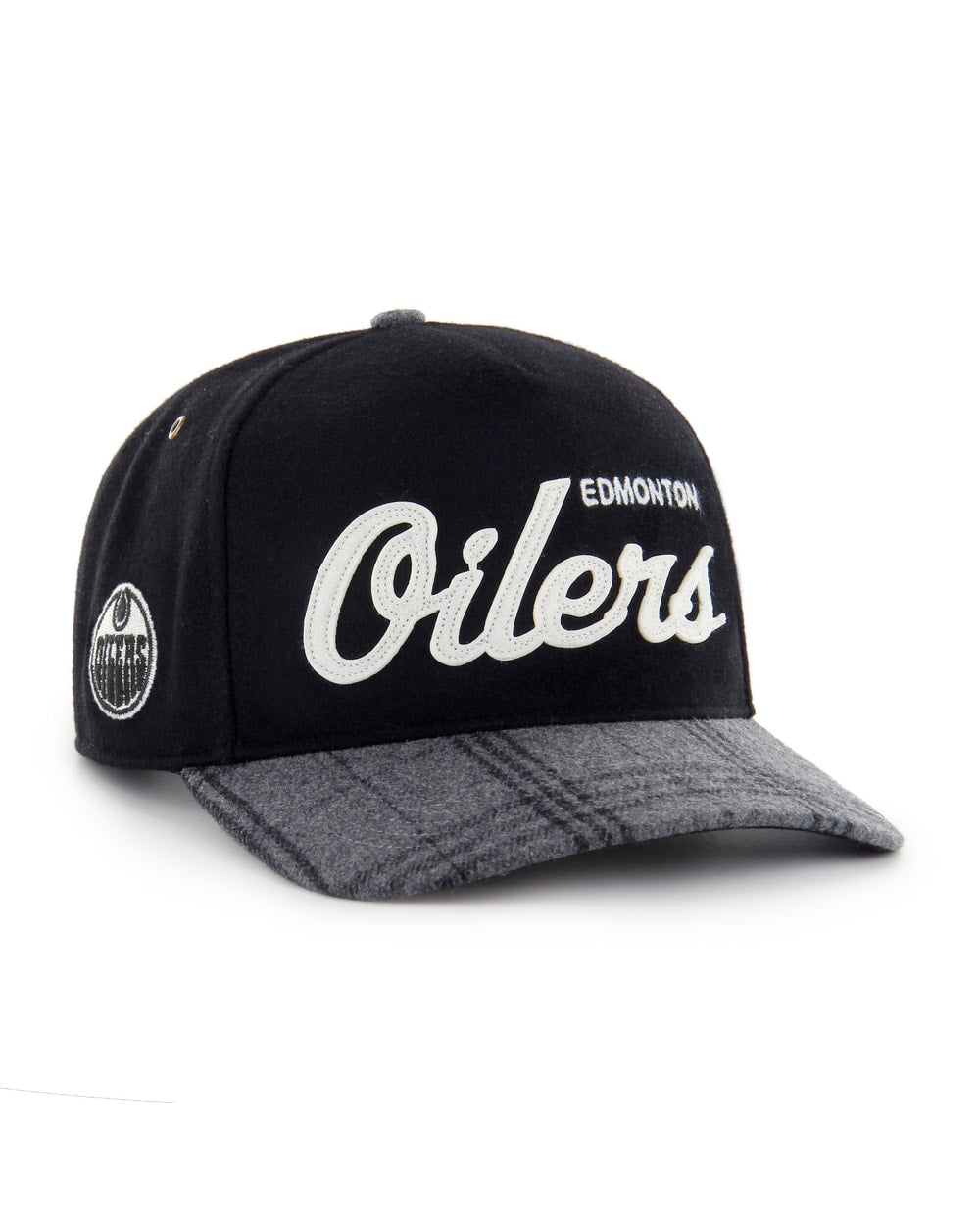 '47 Brand Edmonton Oilers Windowpane Plaid Hitch Hat