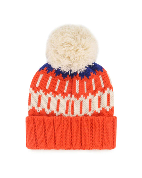 '47 Brand Edmonton Oilers Women's Alternate Logo Felicity Cuffed Knit Toque w/Pom