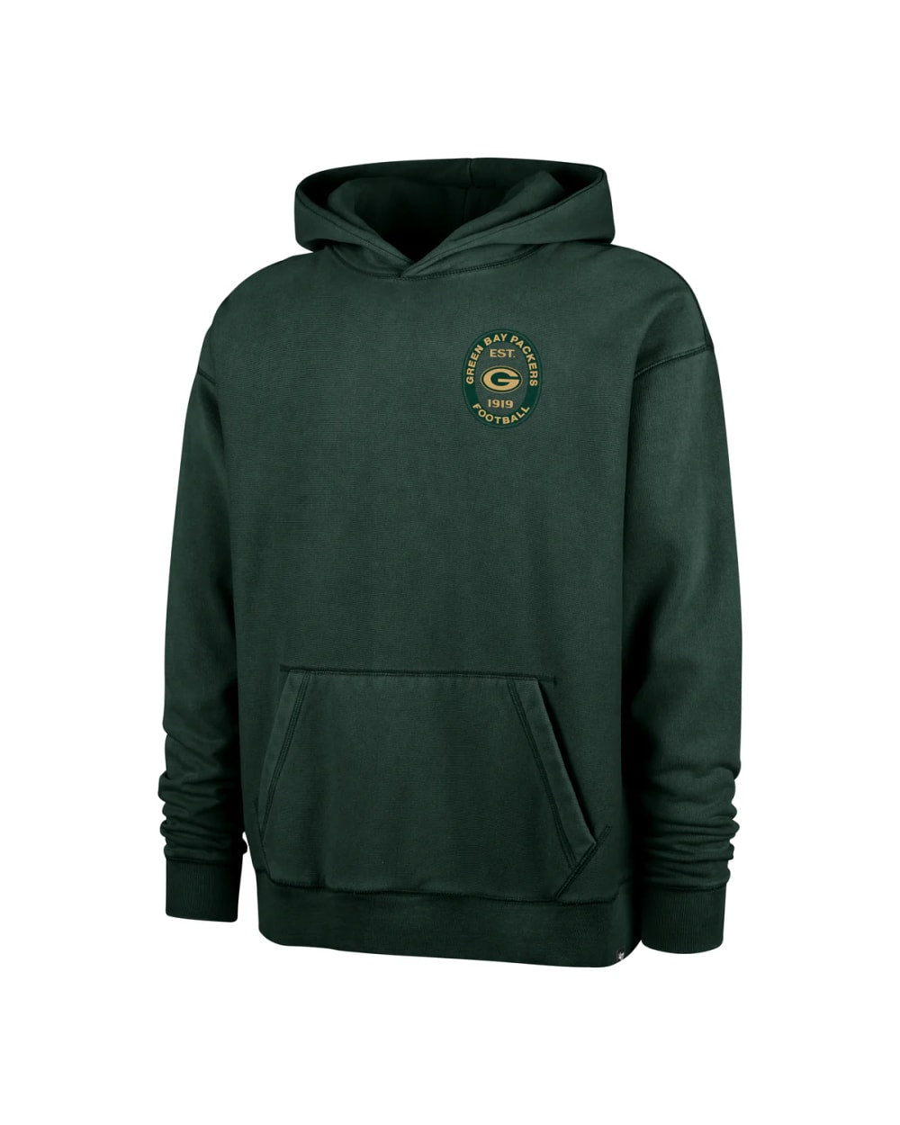 47 Brand Green Bay Packers Boot Path Ravine Fleece Hood