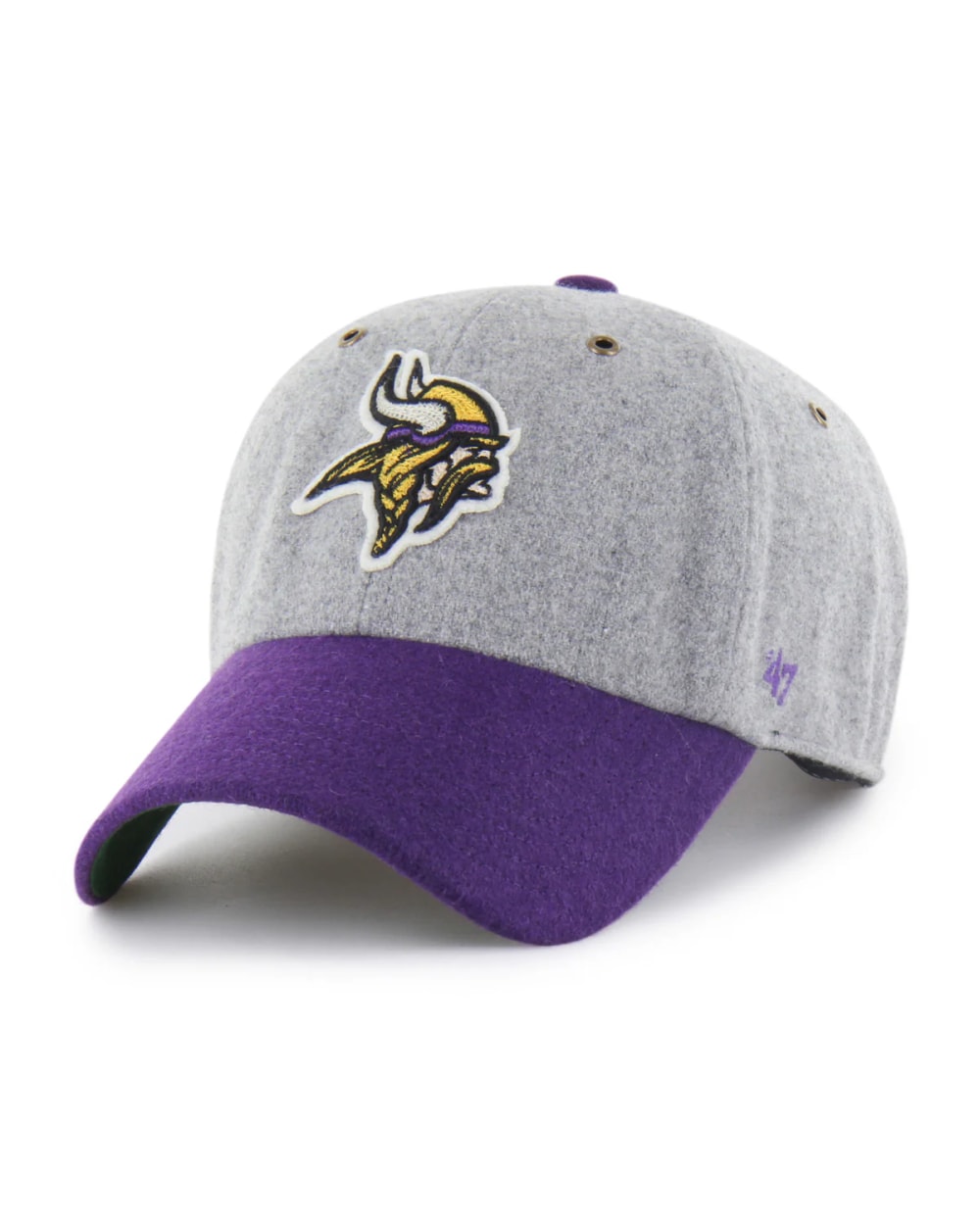 '47 Brand Historic Grandstand Two Tone Clean Up Cap- Minnesota Vikings