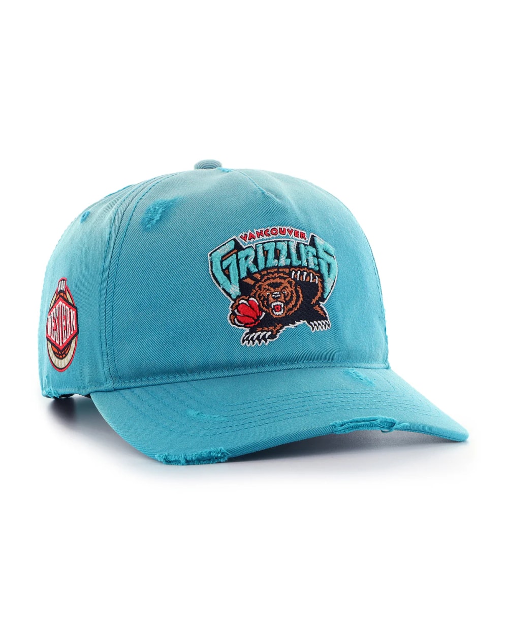 '47 Brand Hitch LC Low Crown Hardwood Classics Worn Cap- Vancouver Grizzlies