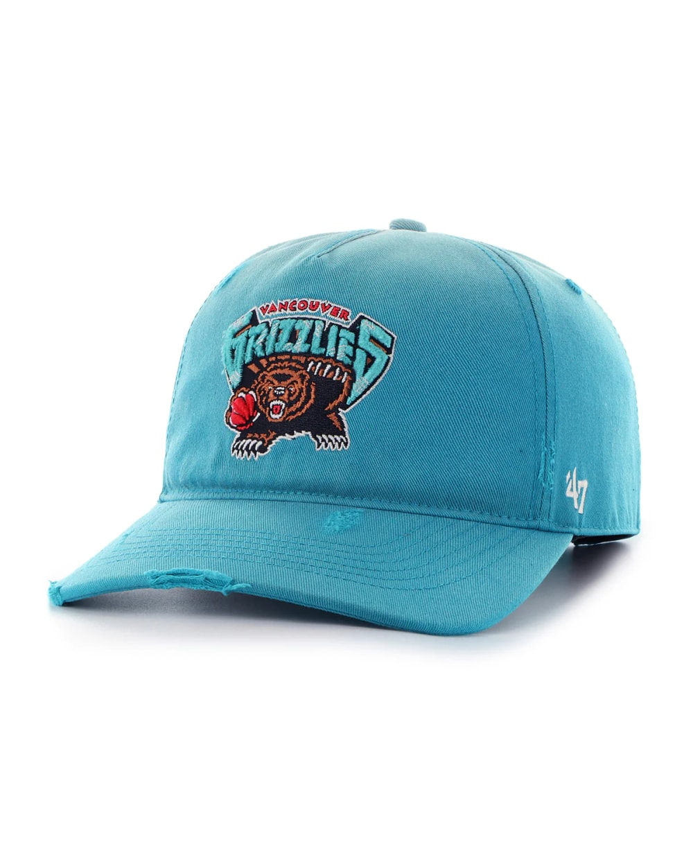 '47 Brand Hitch LC Low Crown Hardwood Classics Worn Cap- Vancouver Grizzlies