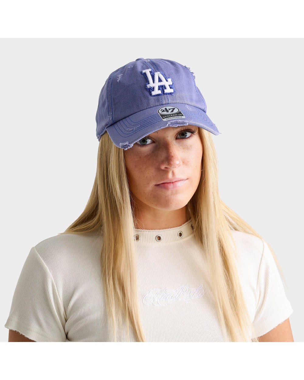 '47 Brand Los Angeles Dodgers Weathered Clean Up Cap