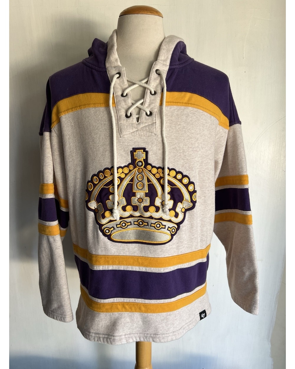 '47 Brand Los Angeles Kings 47 NHL Rockaway Lacer Hoodie 1988