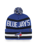 47 Brand MLB Bering Cuffed Knit Toque - Toronto Blue Jays, front view