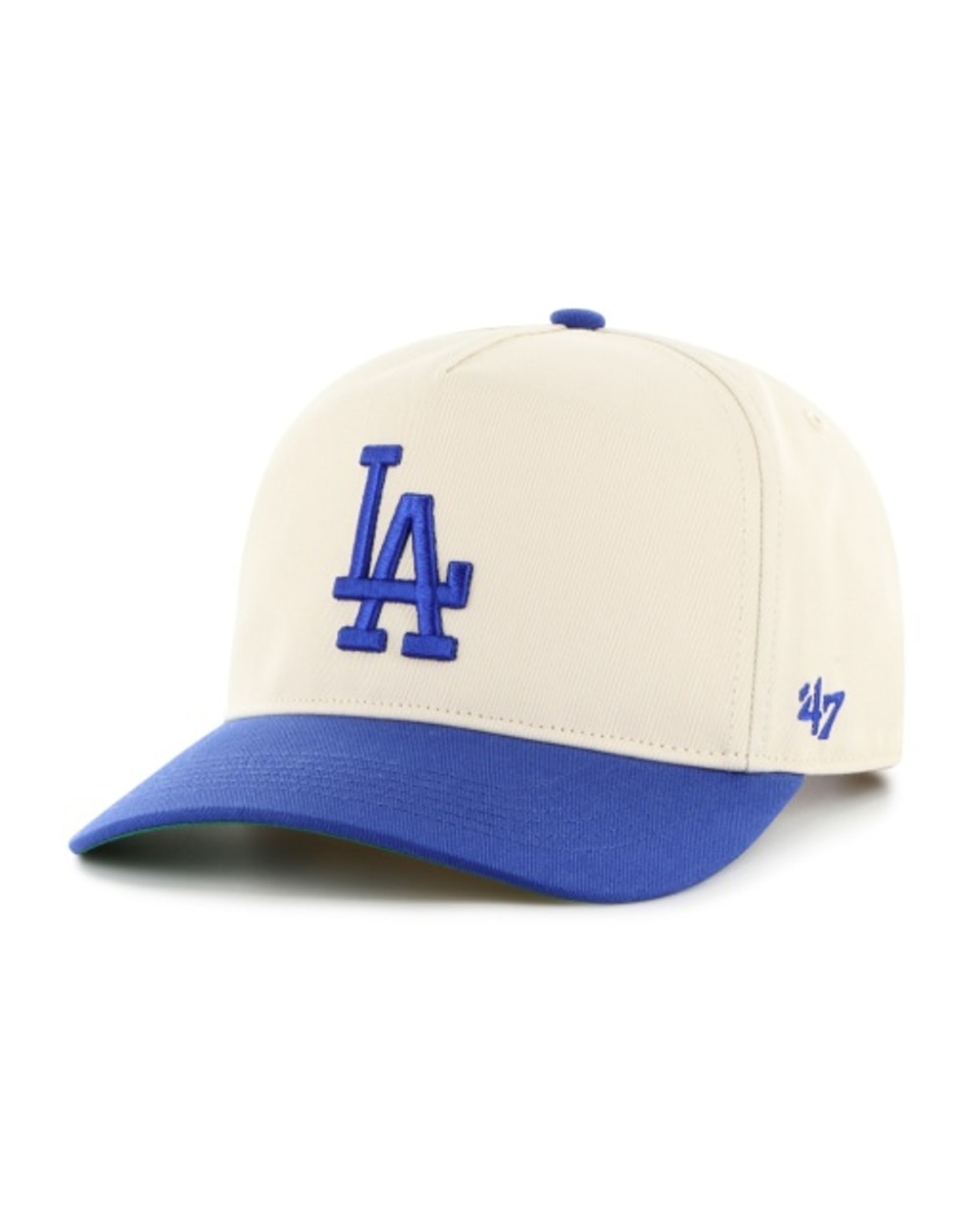 47 Brand MLB Hitch Hat - Natural - Los Angeles Dodgers, front view