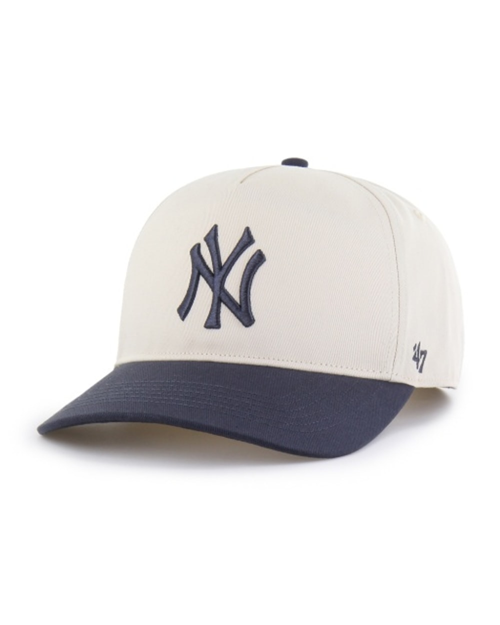 47 Brand MLB Hitch Hat - Natural - New York Yankees, front view