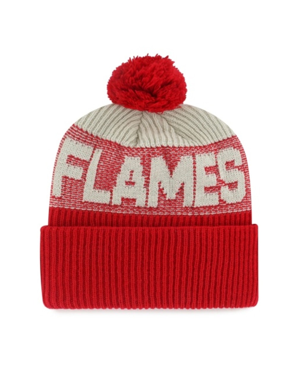 47 Brand NHL Bone Chill Cuffed Knit Toque - Calgary Flames, alternate view