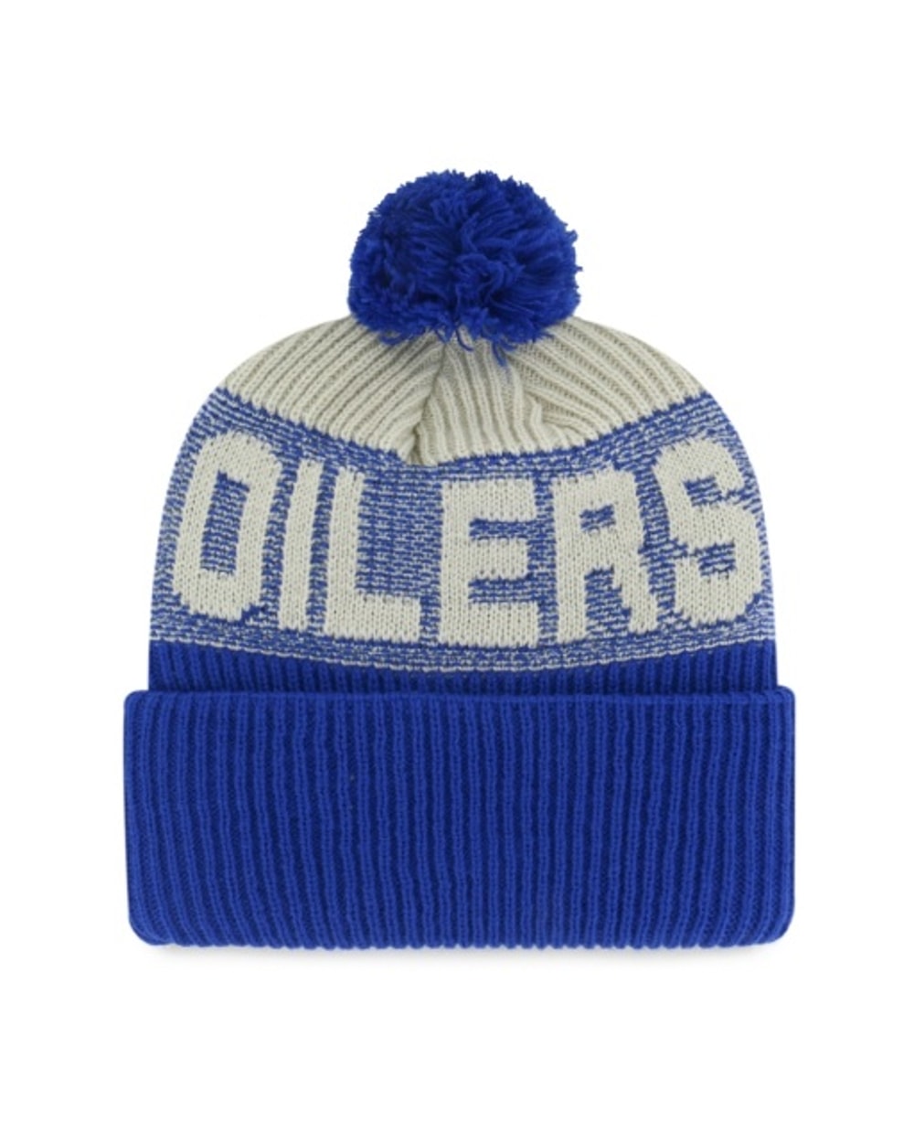 47 Brand NHL Bone Chill Cuffed Knit Toque - Edmonton Oilers, alternate view