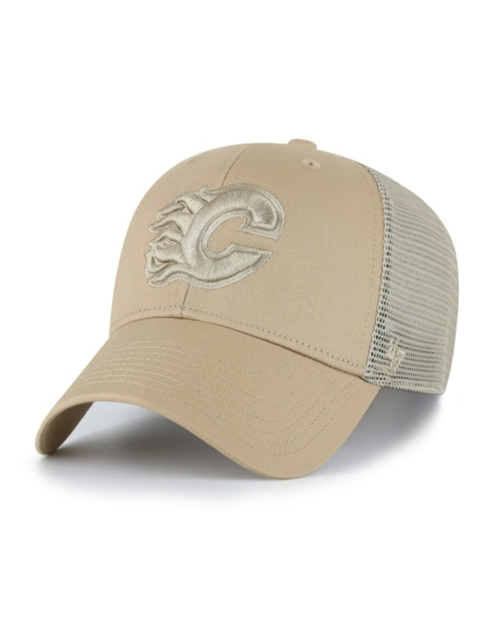 47 Brand NHL Branson MVP Cap - Khaki - Calgary Flames, front view