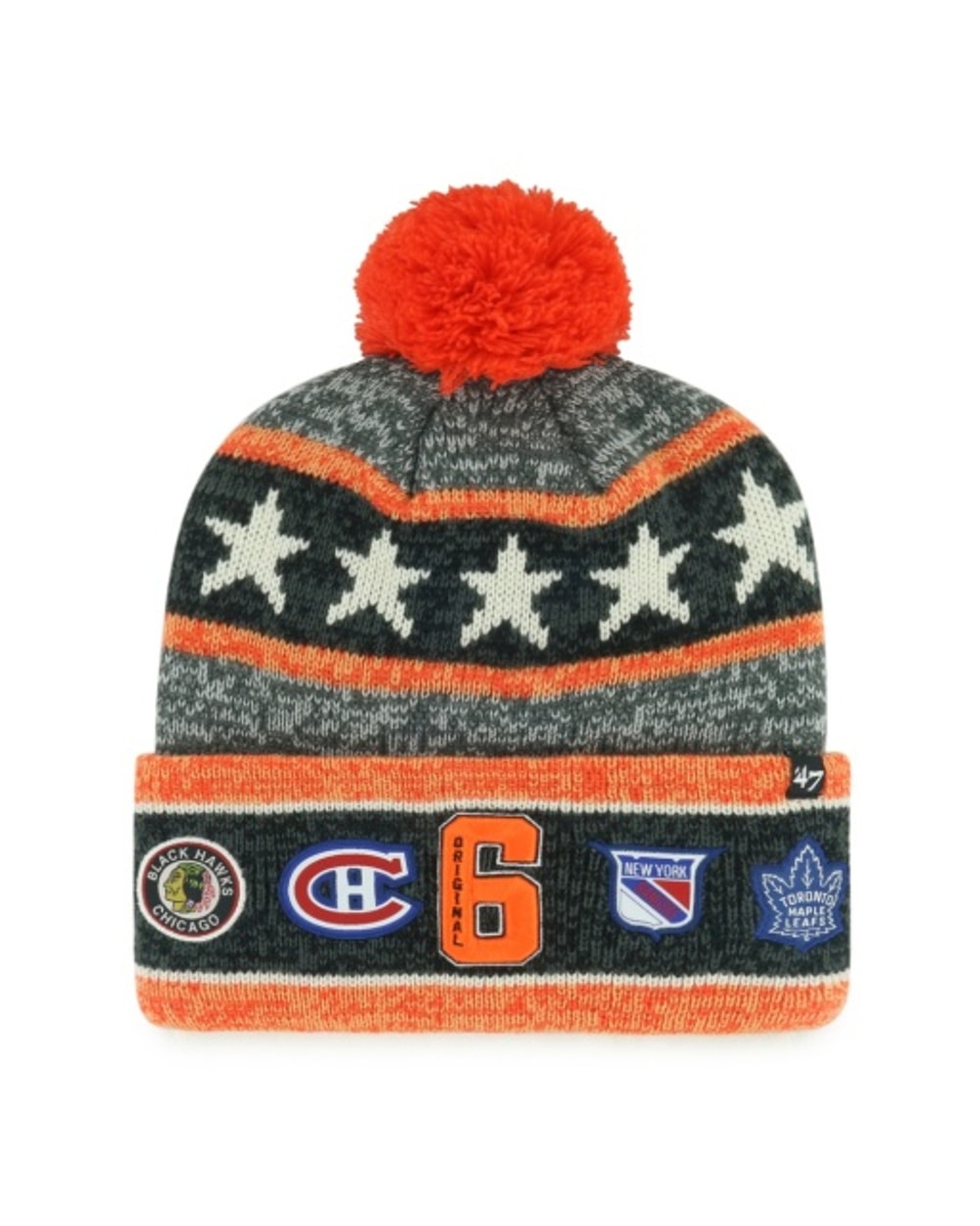 47 Brand NHL Original 6 Blizzard Knit Toque - Original 6, front view