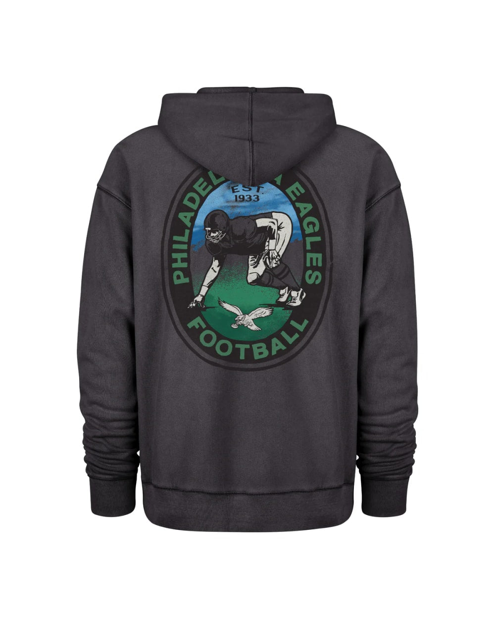 47 Brand Philadelphia Eagles Boot Path Ravine Fleece Hood