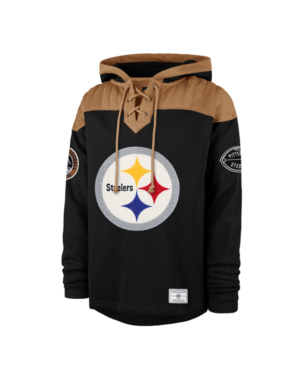 47 Brand Pittsburgh Steelers Golden Age Wingback Lacer Hoodie
