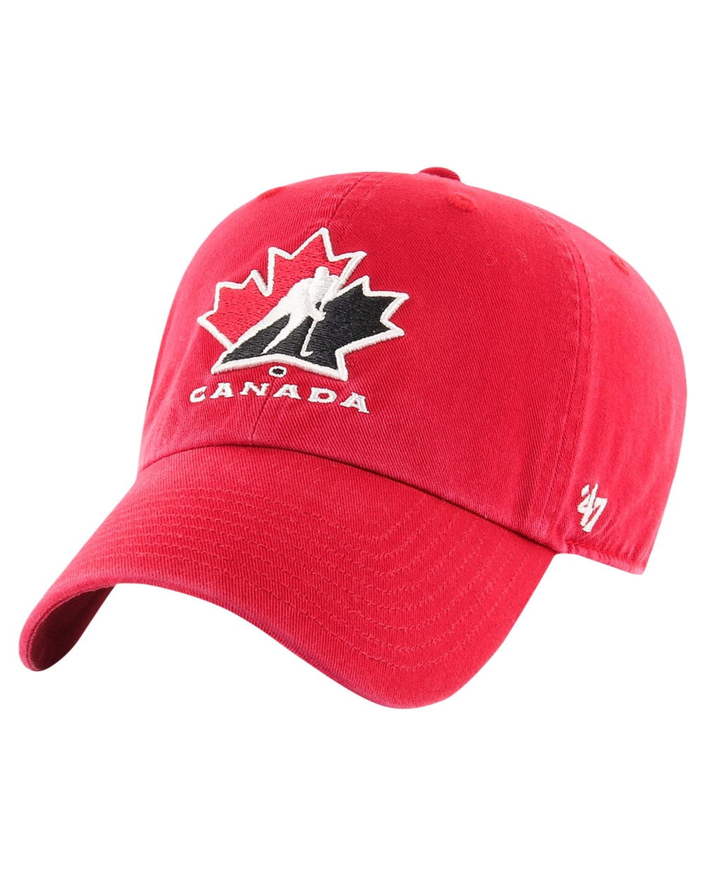 47 Brand Team Canada Clean Up adjustable cap, red - front