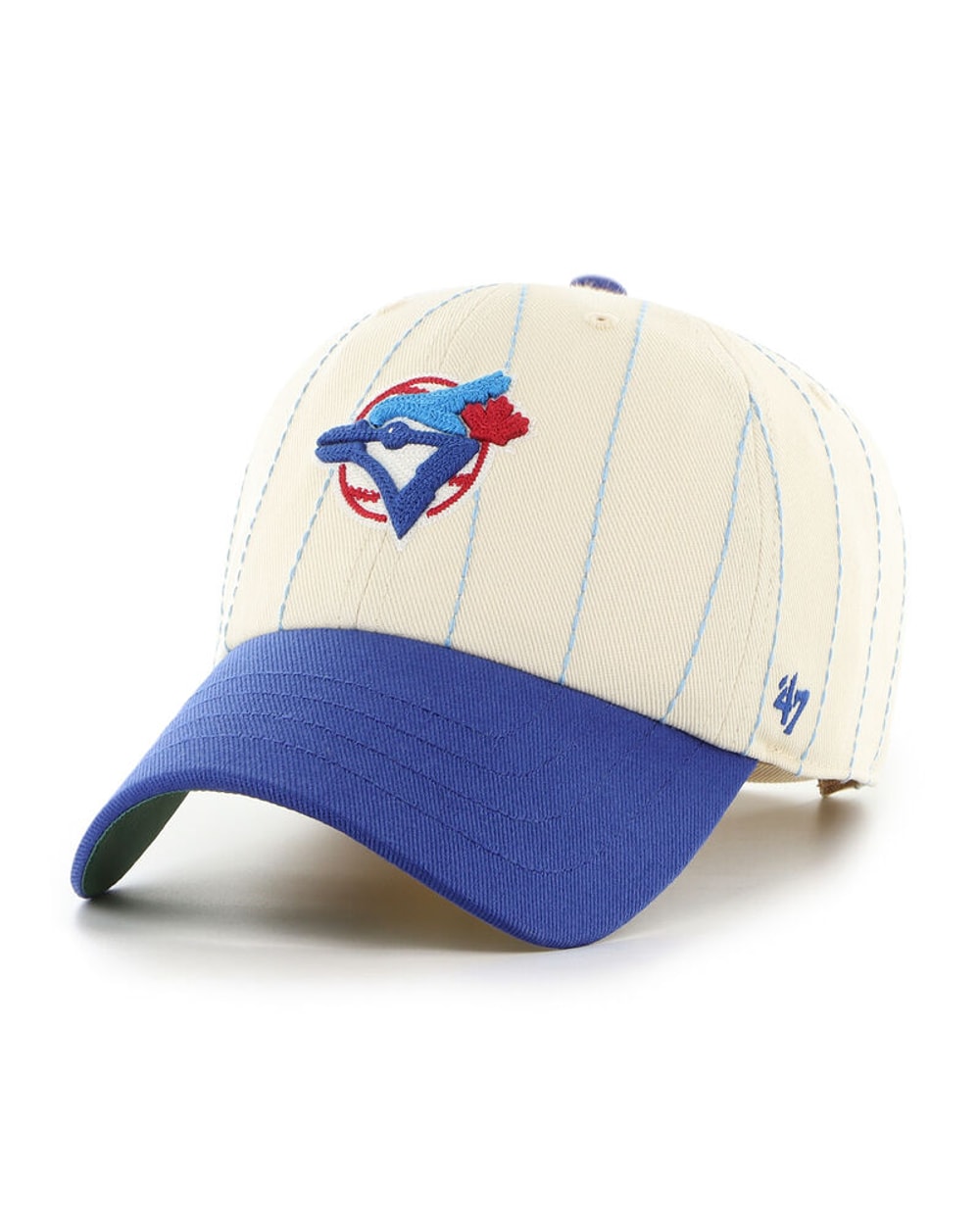 '47 Brand Toronto Blue Jays Rawlings Pinstripe Clean Up Hat