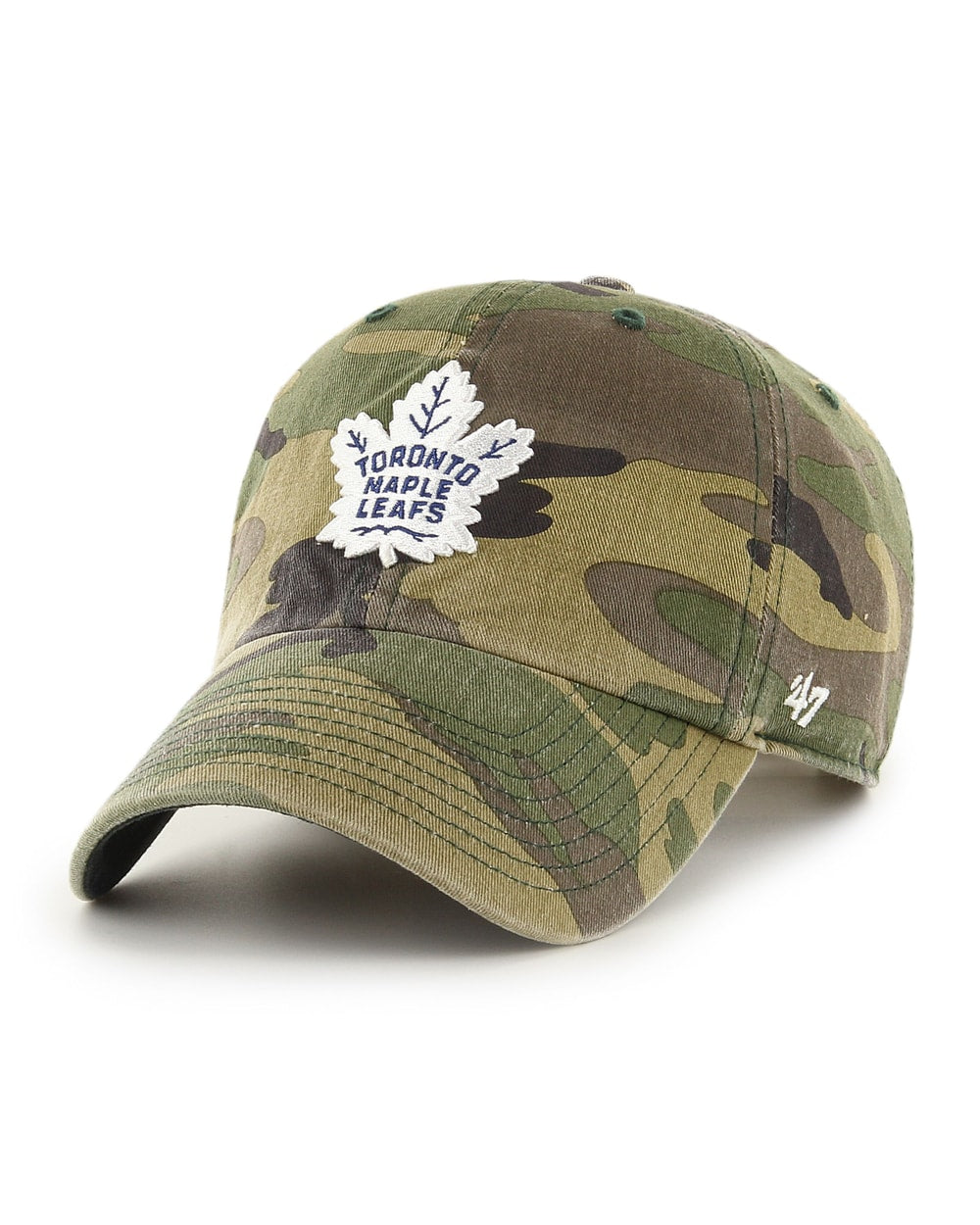 47 Brand Toronto Maple Leafs Camo Clean Up Hat