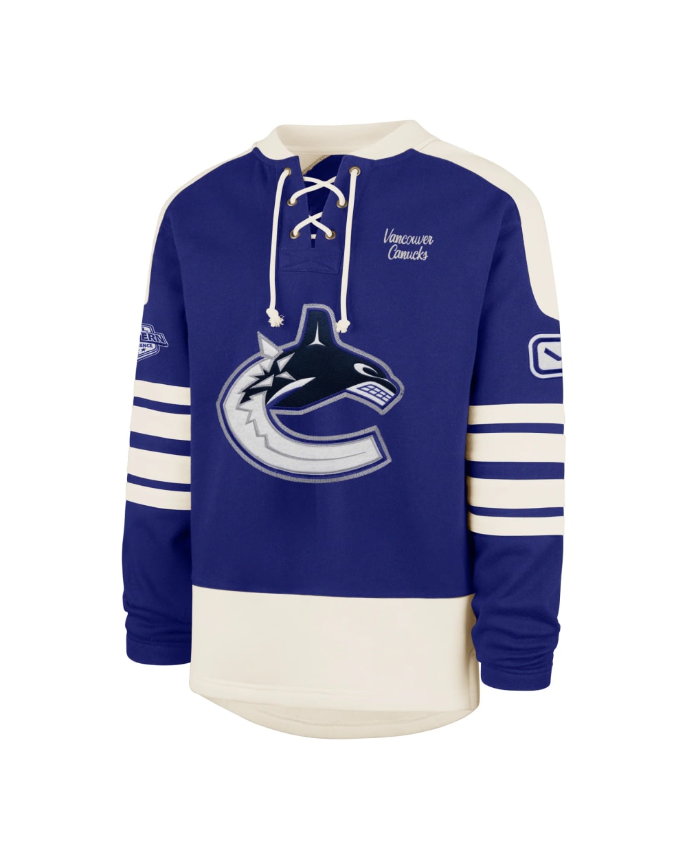 47 Brand Vancouver Canucks Golden Age Sweep Check Eternal Lacer