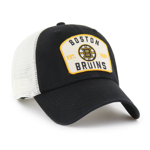 '47 Brand Boston Bruins McCall Clean Up Adjustable Hat — three-quarter view