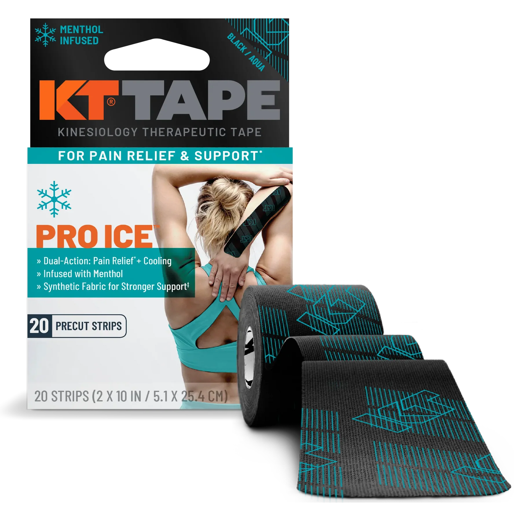 KT Tape Pro Ice 20 Precut Strips