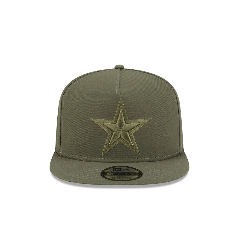 New Era Dallas Cowboys Olive Color Pack A-Frame 9FIFTY Snapback Hat