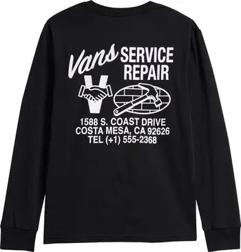 Vans Kids' Service Repair Long Sleeve T-Shirt