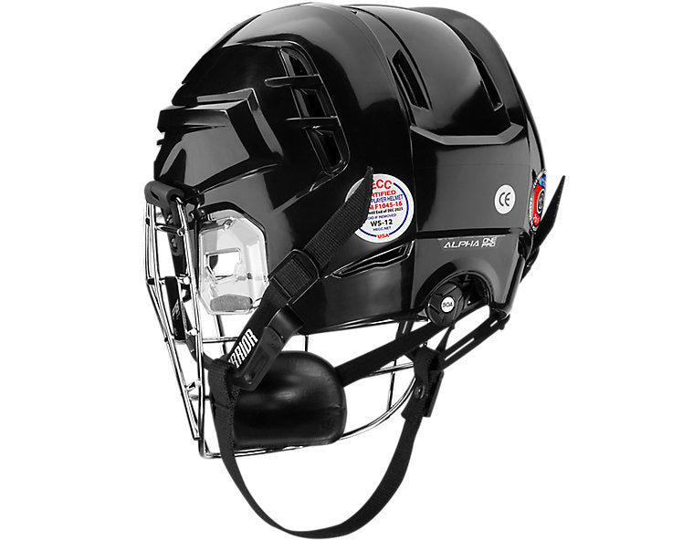 Warrior Senior Fatboy Alpha Pro Combo Lacrosse Helmet
