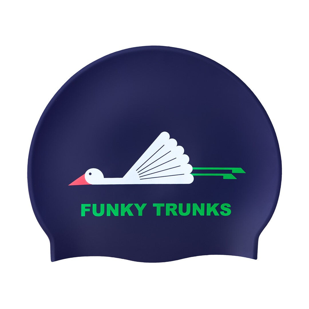 Funky Trunks Sitting Duck Silicone Swim Cap