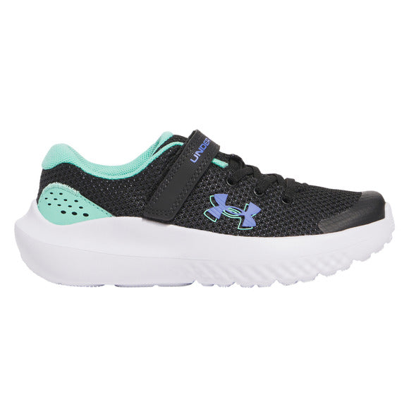 Girls' Pre-School UA Surge 4 AC Running Shoes