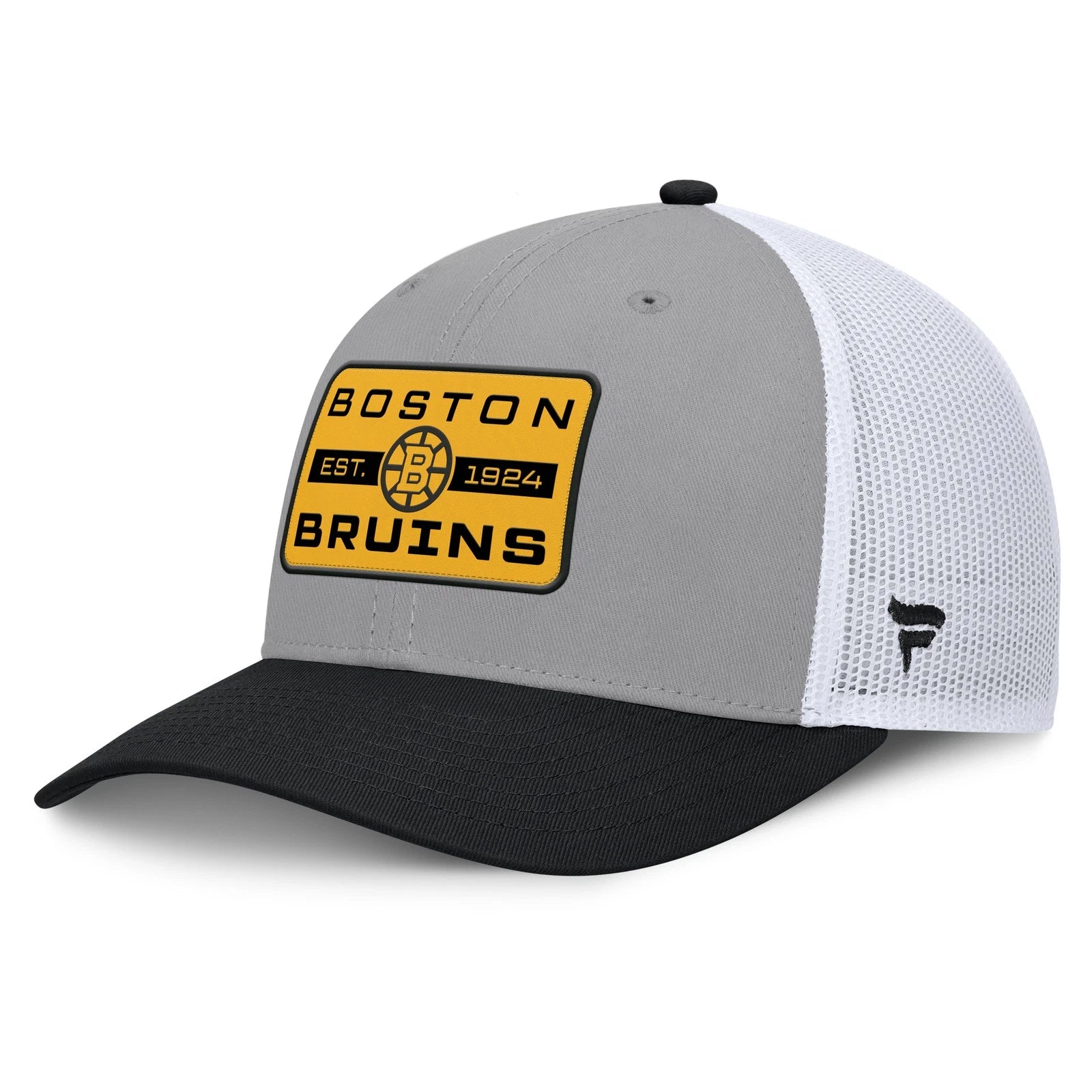 Fanatics Boston Bruins Fundamental Adapt Trucker Adjustable Hat