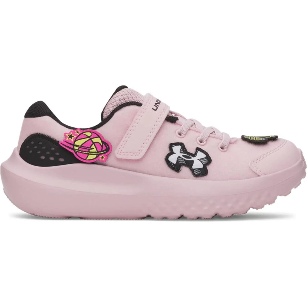 Under Armour Girls' Pre-School Surge 4 AC Patches Running Shoes