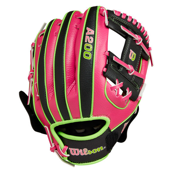 Wilson Youth A200 Party Animals EZ Catch T-Ball Glove - 10”