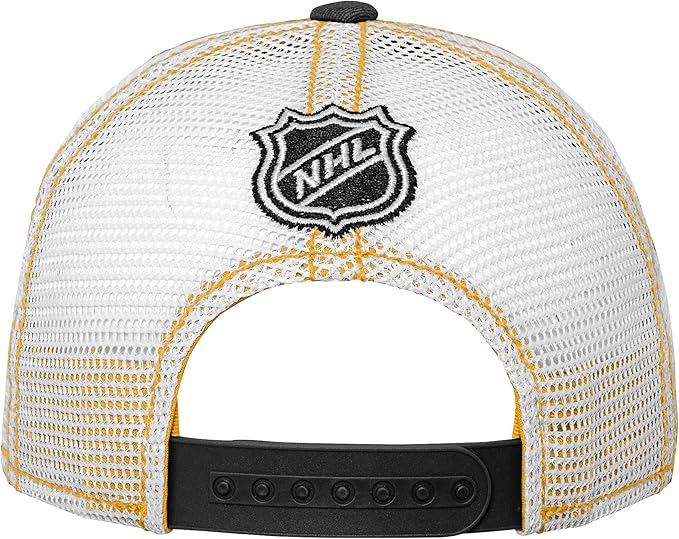 Outerstuff Youth Pittsburgh Penguins Lockup Meshback Adjustable Hat