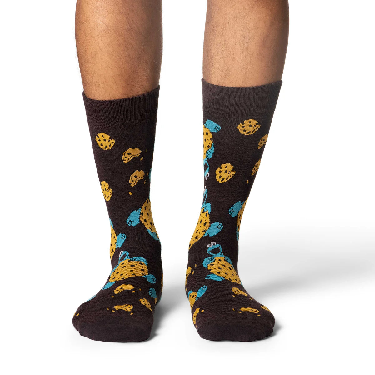Good Luck Sock Men's Sesame Street, Cookie Monster Socks