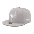 New Era Toronto Blue Jays Grey Basic 59FIFTY Fitted Hat