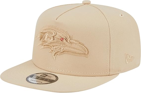 New Era Baltimore Ravens Light Beige Color Pack A-Frame 9FIFTY Snapback Hat