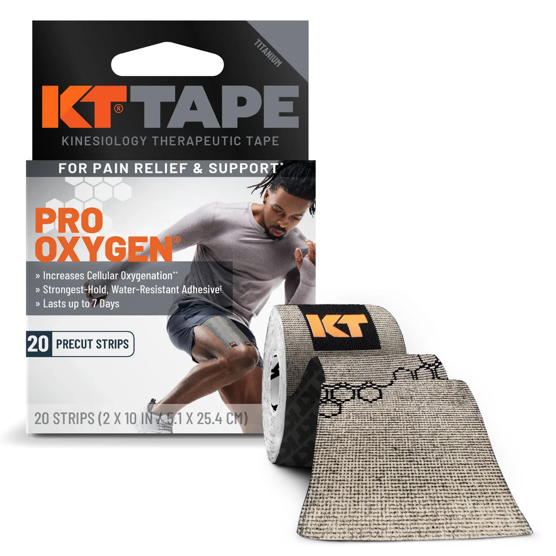 KT Tape Pro Oxygen 20 Precut Strips
