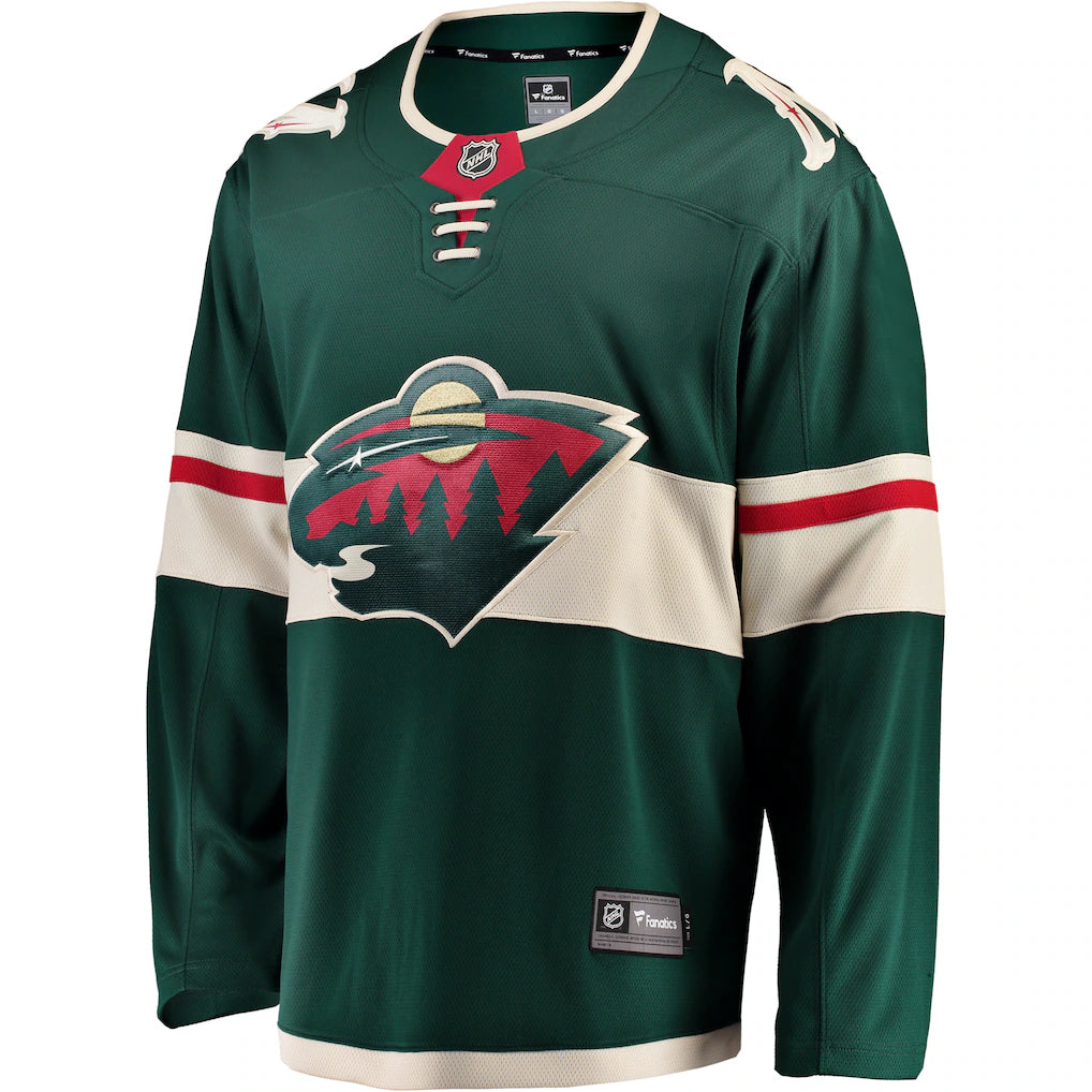 Fanatics Minnesota Wild Home Breakaway Jersey - Blank