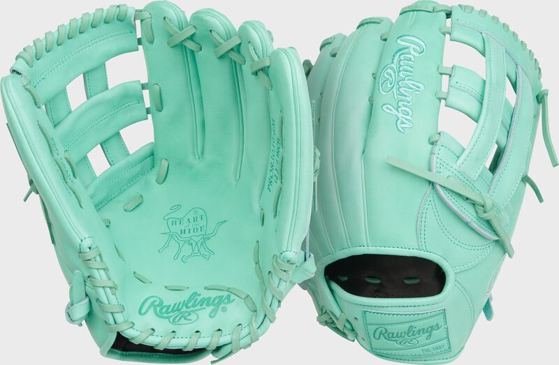 Rawlings Heart of the Hide Mint Outfield Glove - 12.75"