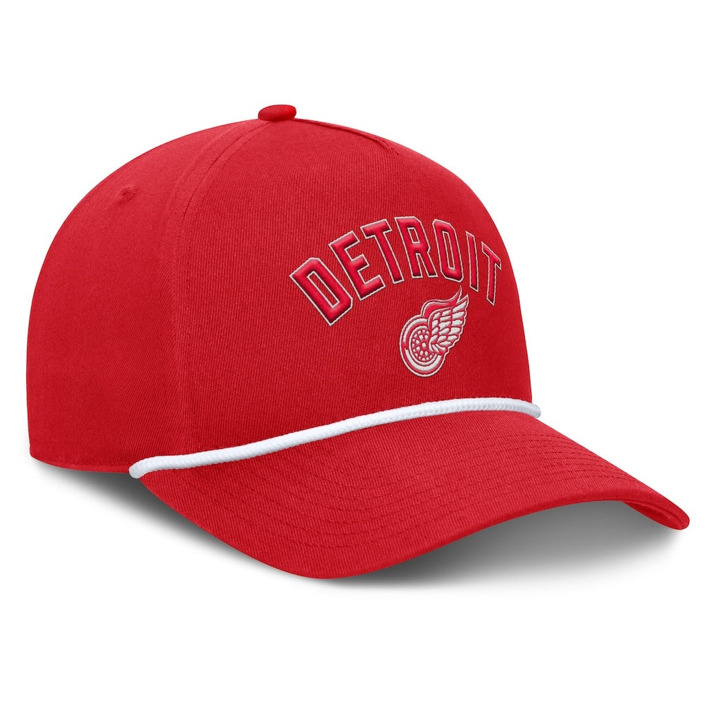 Fanatics Detroit Red Wings Decades Collection A-Frame Rope Adjustable Hat