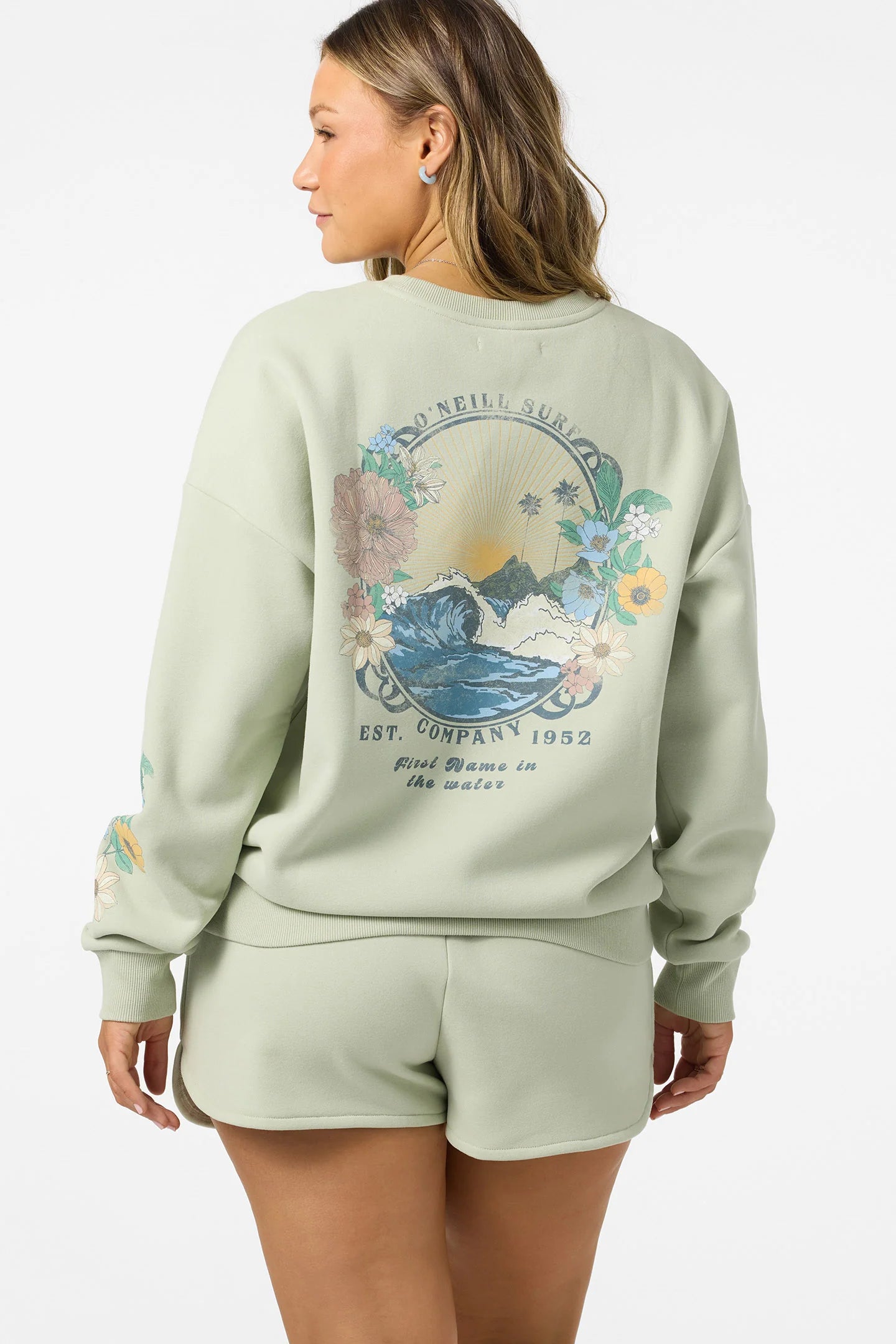 O'Neill Women's Petal Oversized Crew Neck Fleece